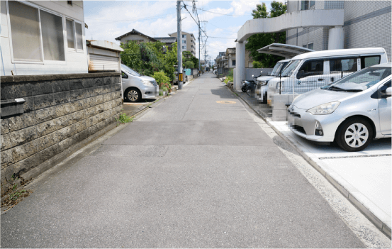 前面道路