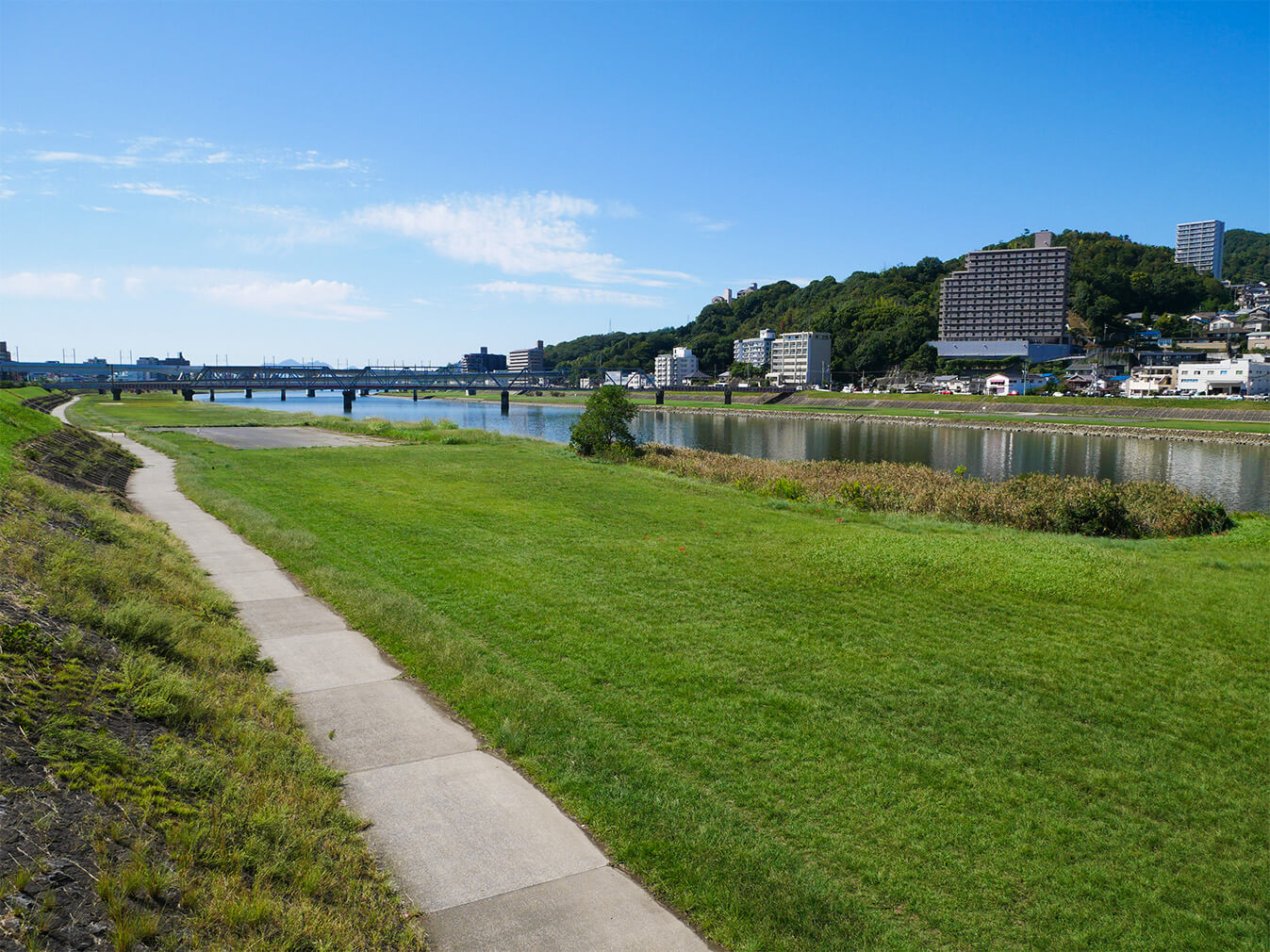 太田川の河川敷