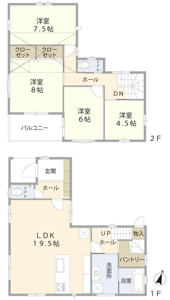 A棟間取り