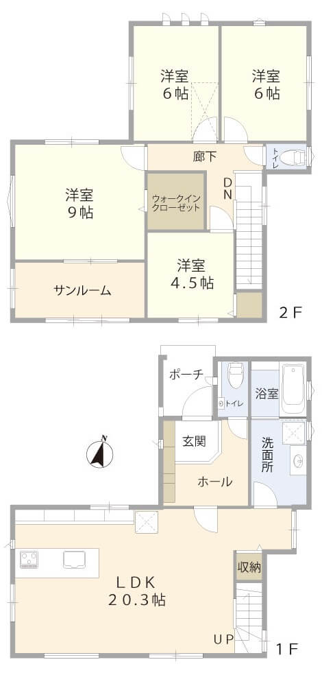 B棟間取り