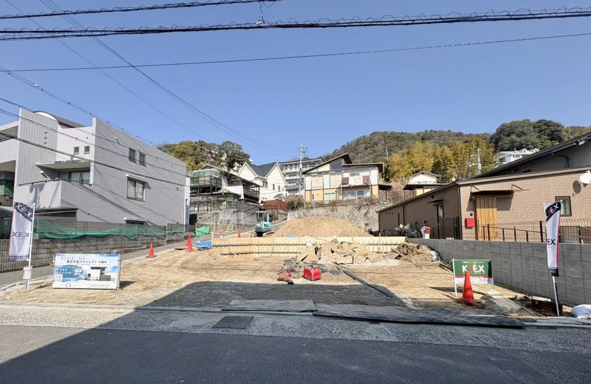 東区牛田旭二丁目土地2区画