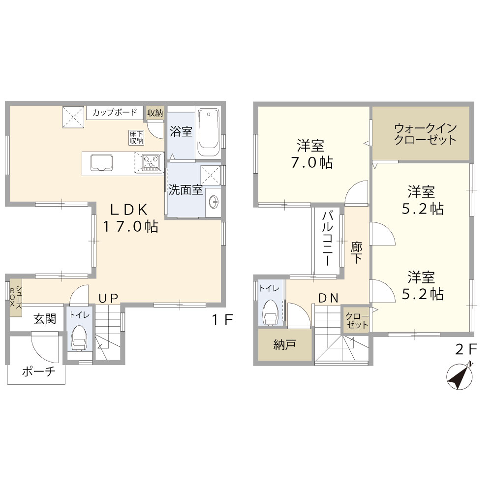 A棟間取り